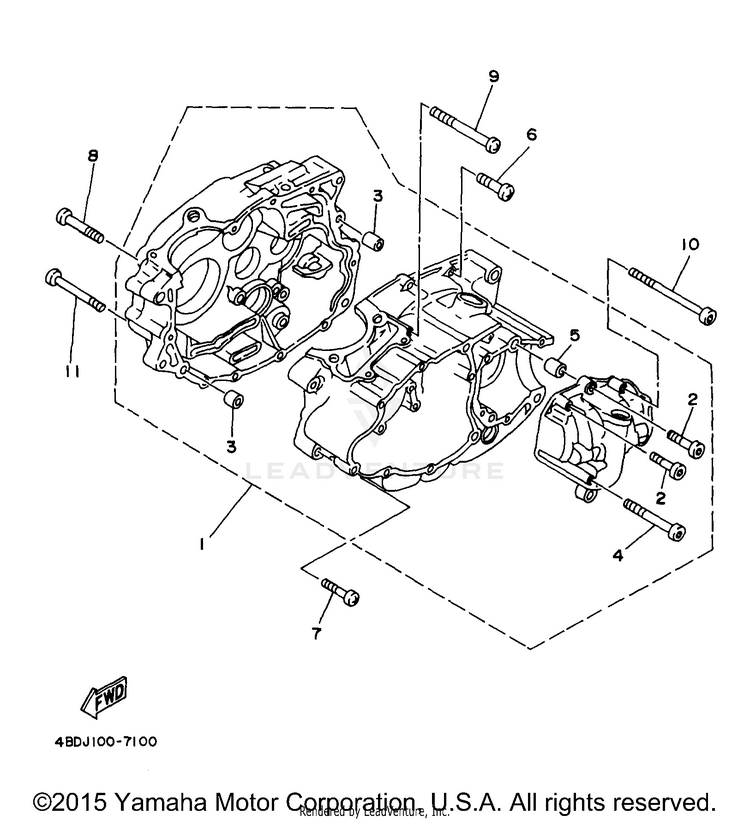 Crankcase Schematic