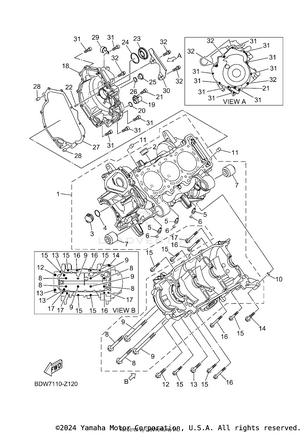 Crankcase Schematic