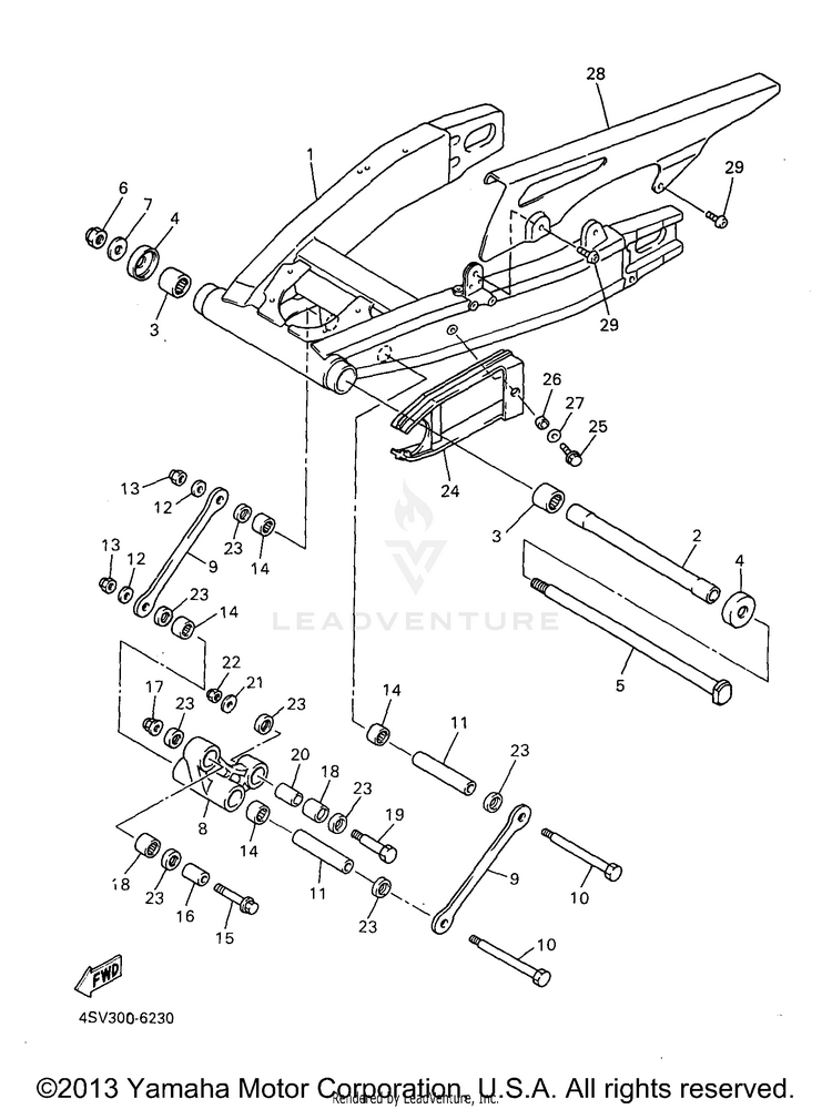 Rear Arm Schematic