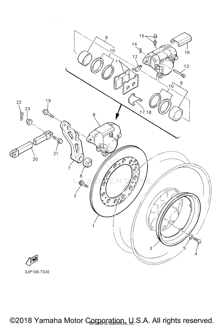 Rear Brake Schematic