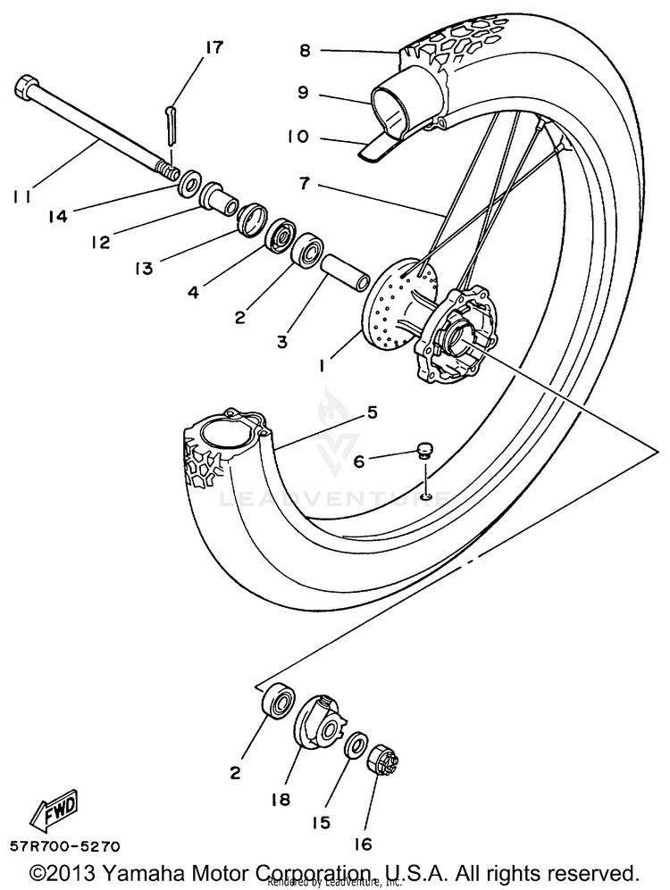 Front Wheel Schematic