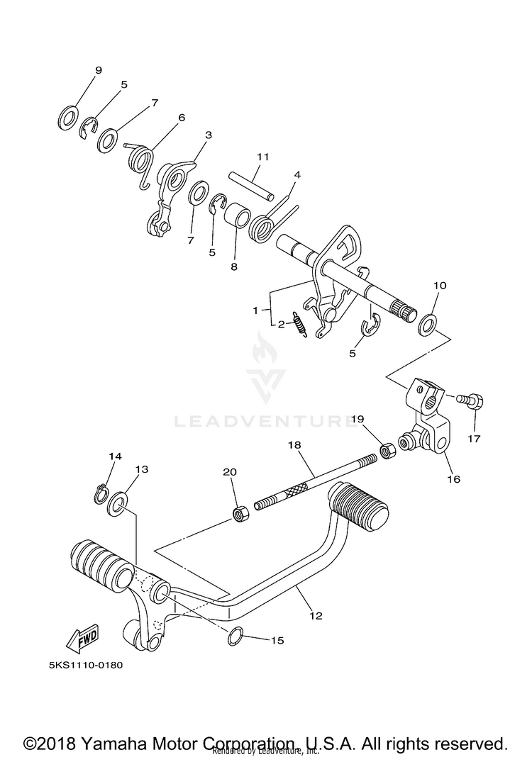 Shift Shaft Schematic