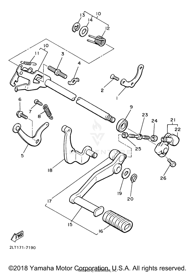 Shift Shaft Schematic
