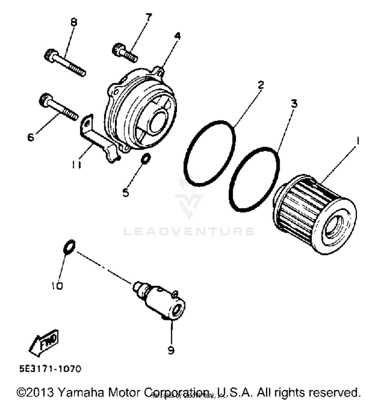 Oil Filter Schematic