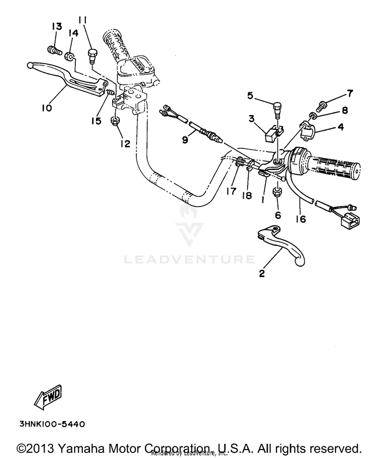 Handle Switch Lever Schematic