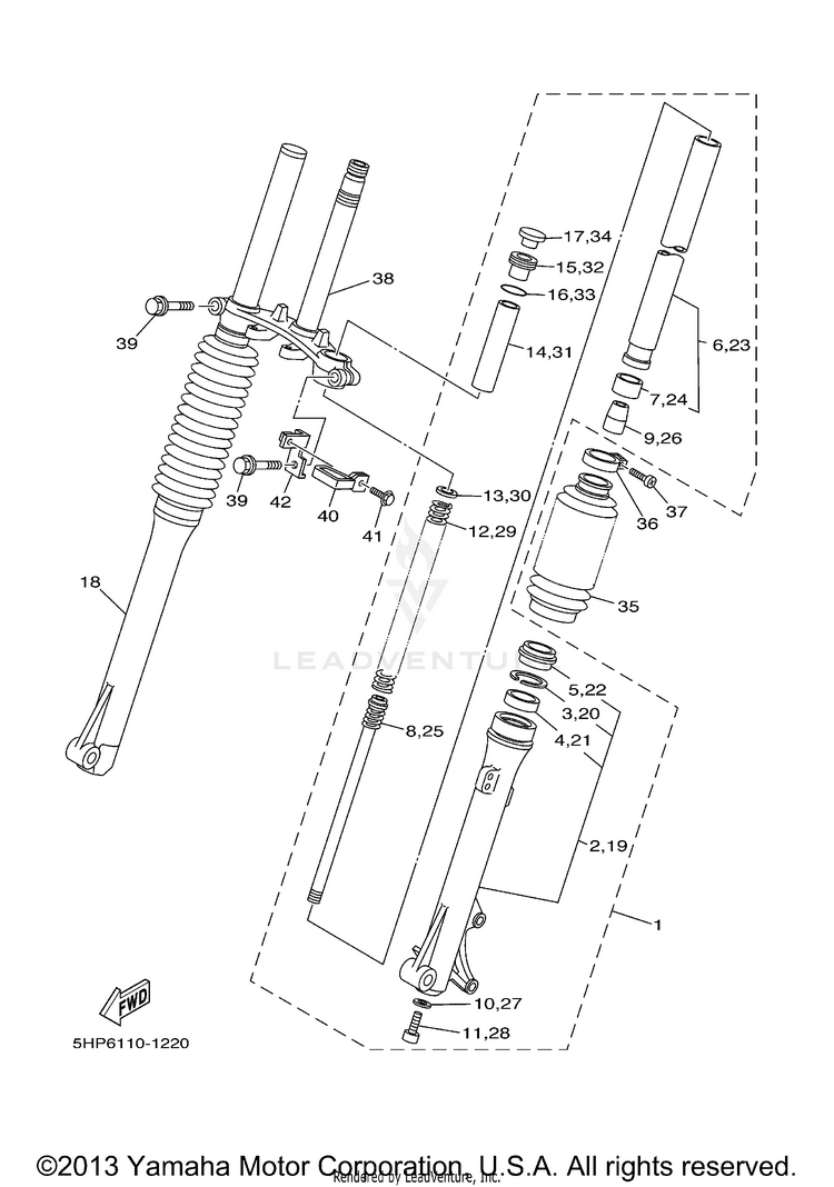 Front Fork 2 Schematic