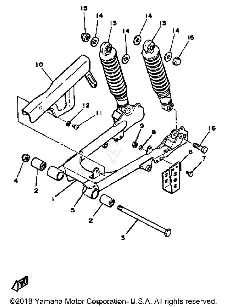 Rear Arm-Suspension Schematic