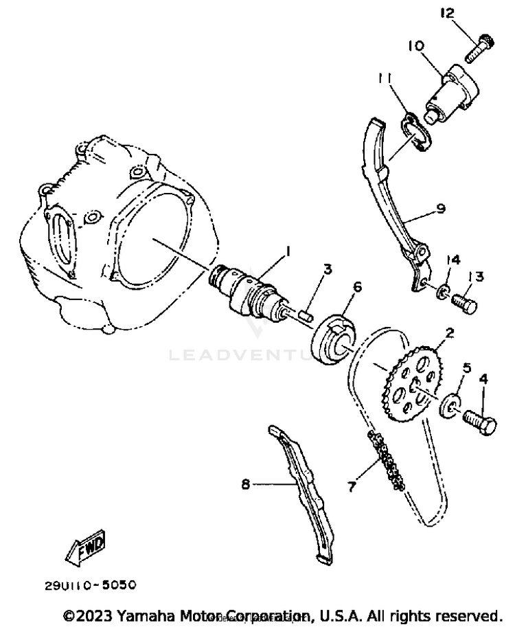 Camshaft-Chain Schematic