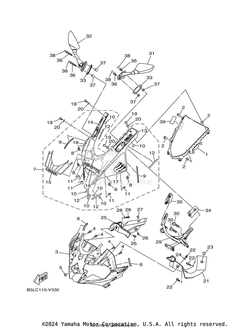 Windshield Schematic