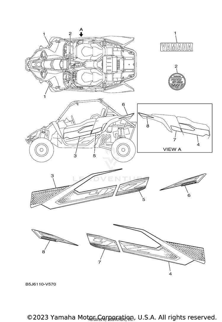 Graphics YXZ1000R EPS - YXZ10YMXLR - 2020 Schematic