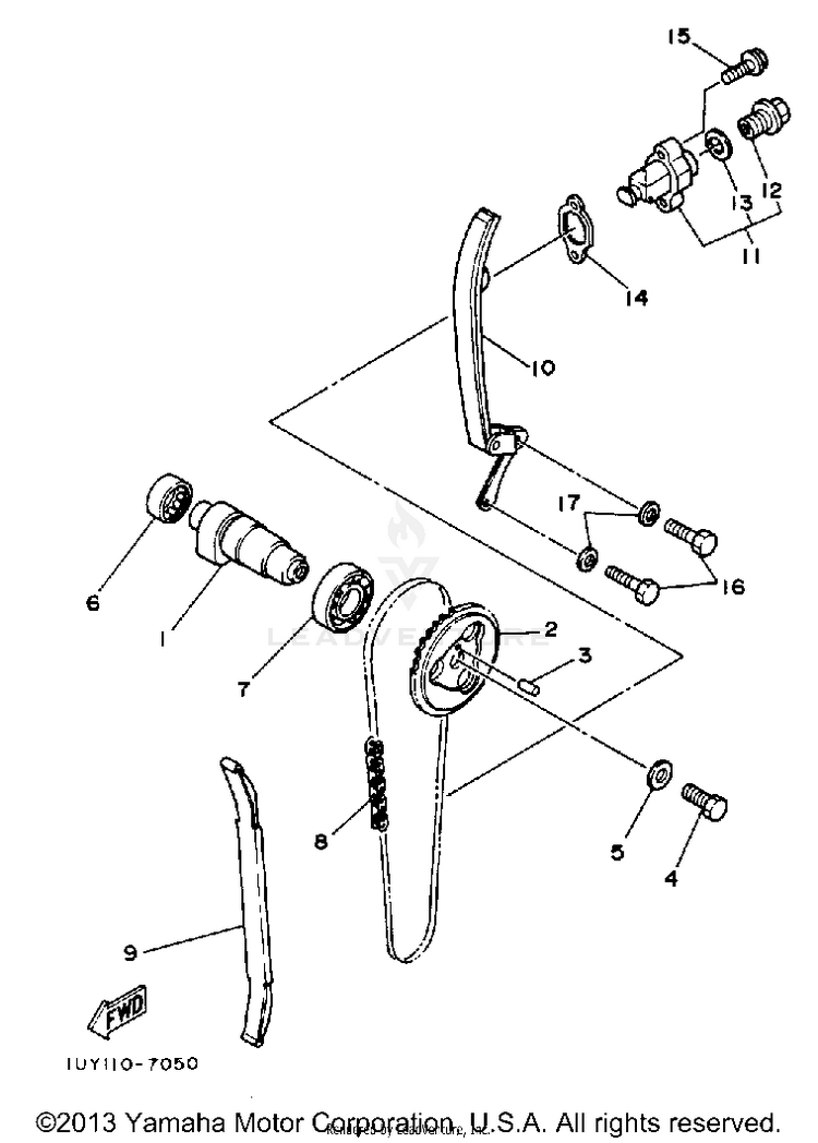 Camshaft Chain Schematic