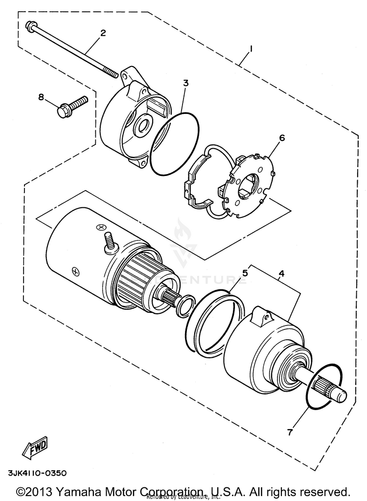 Starting Motor Schematic
