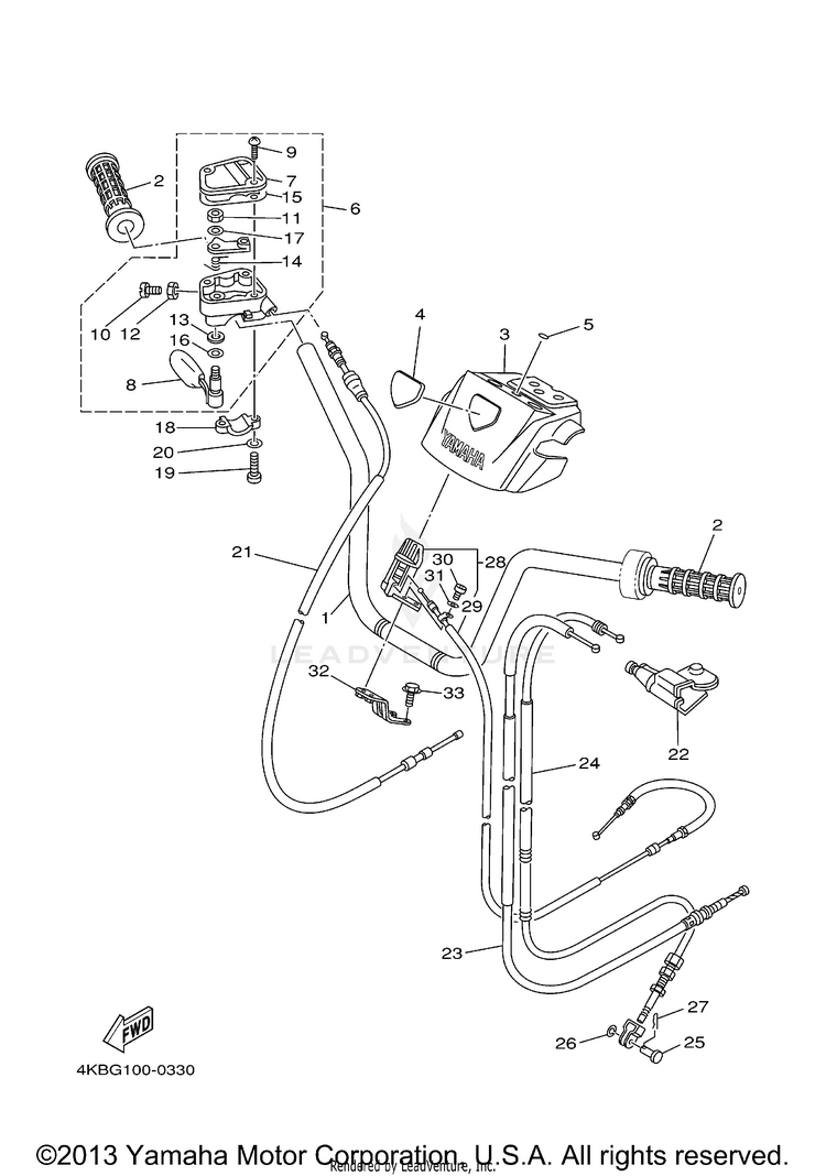 Steering Handle Cable Schematic