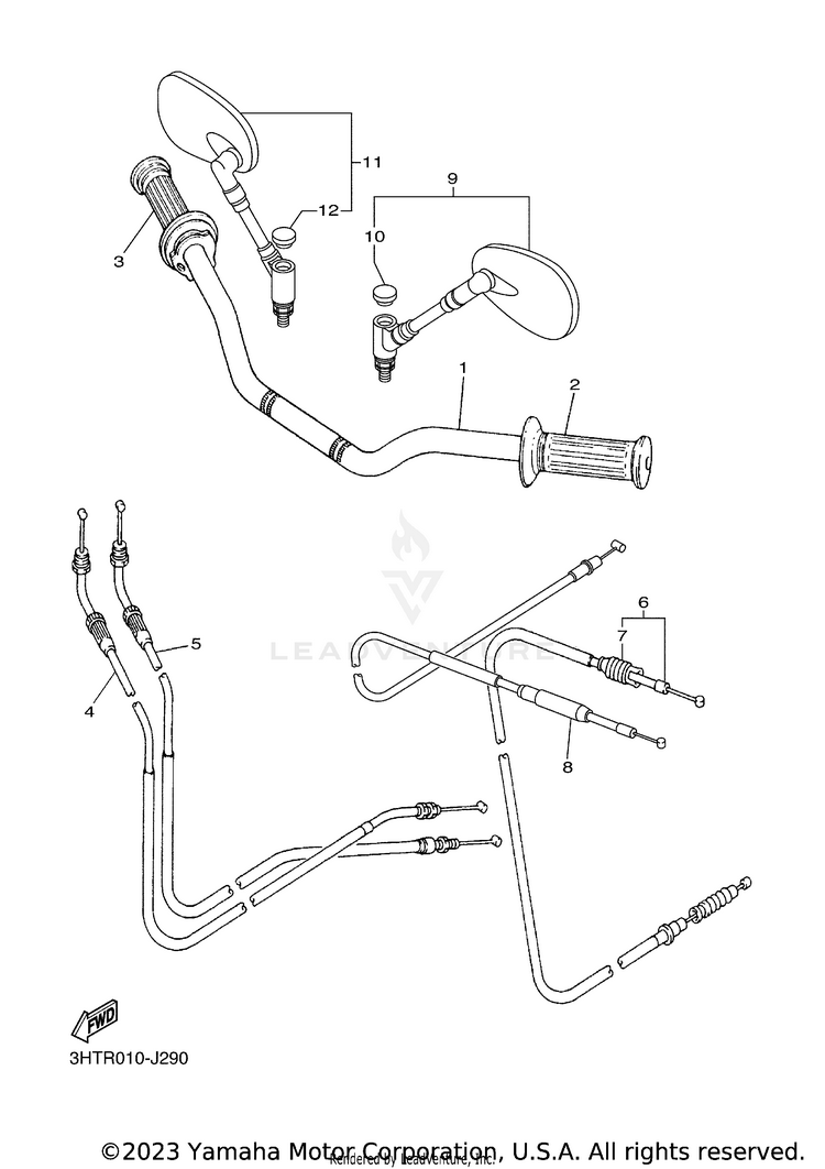 Steering Handle Cable Schematic