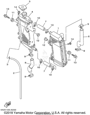 Radiator Hose Schematic