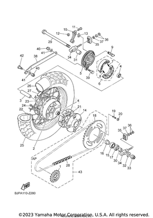Rear Wheel Schematic