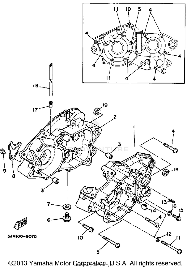 Crankcase Schematic