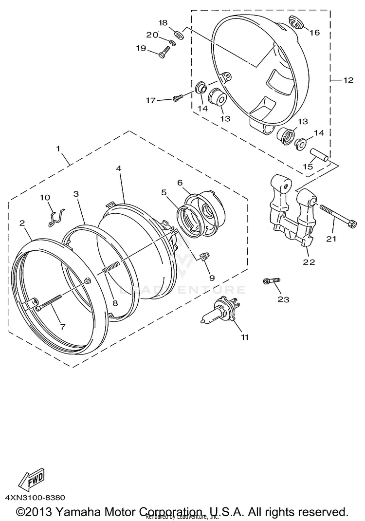 Headlight Schematic