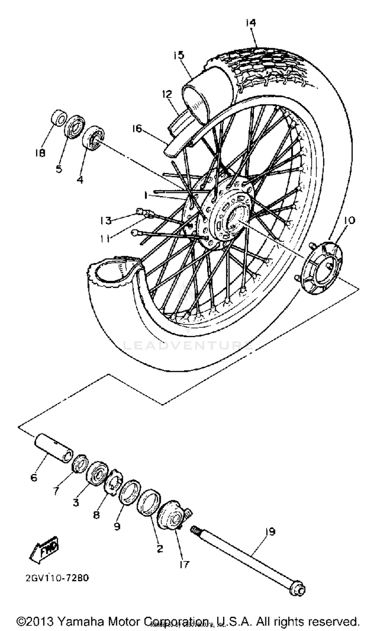 Front Wheel Schematic