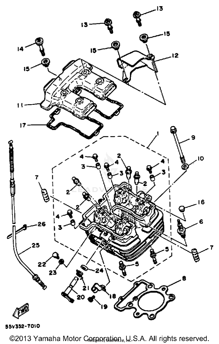 Cylinder Head Schematic