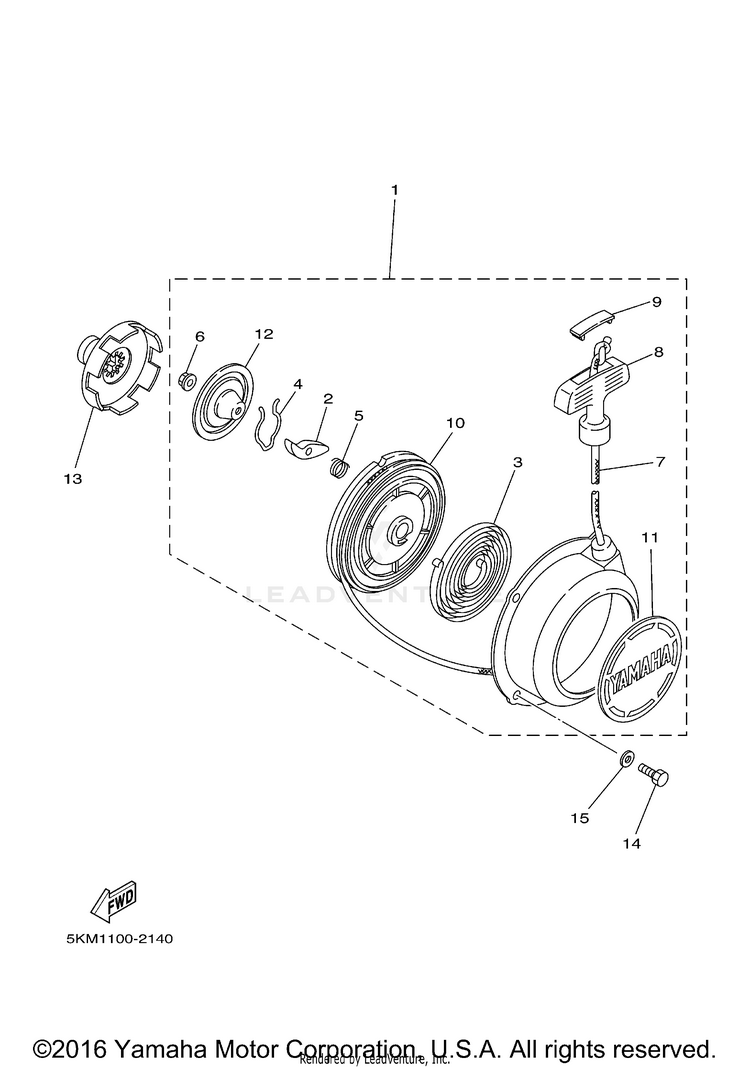 Starter GRIZZLY 660 SE - YFM66FASET - 2005 Schematic