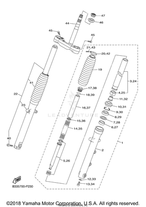 Front Fork Schematic