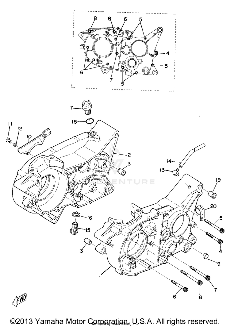 Crankcase Schematic