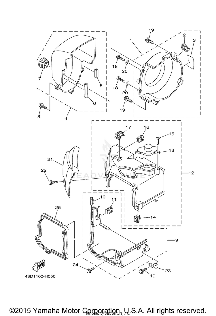 Air Shroud Fan Schematic