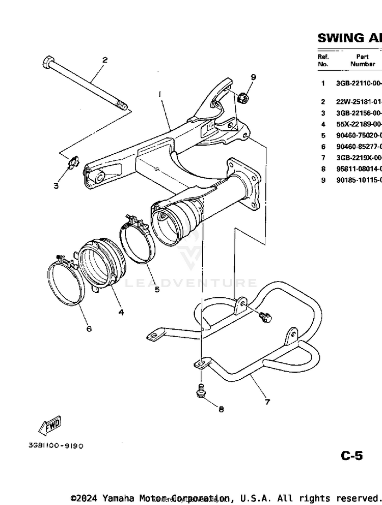 Swing Arm Schematic