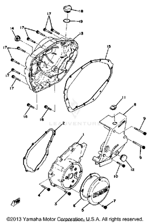 Crankcase Cover Schematic