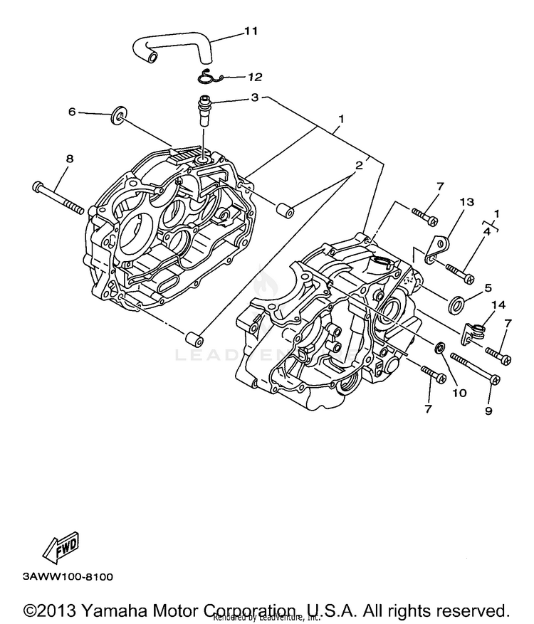 Crankcase Schematic