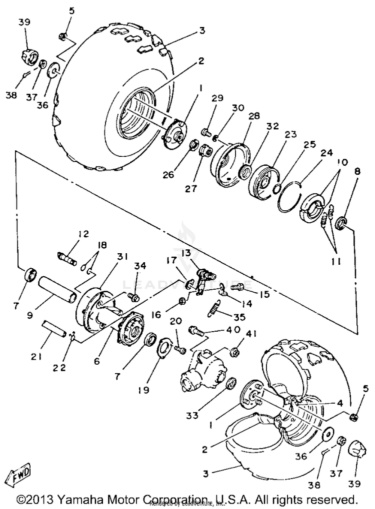 Rear Wheel Schematic