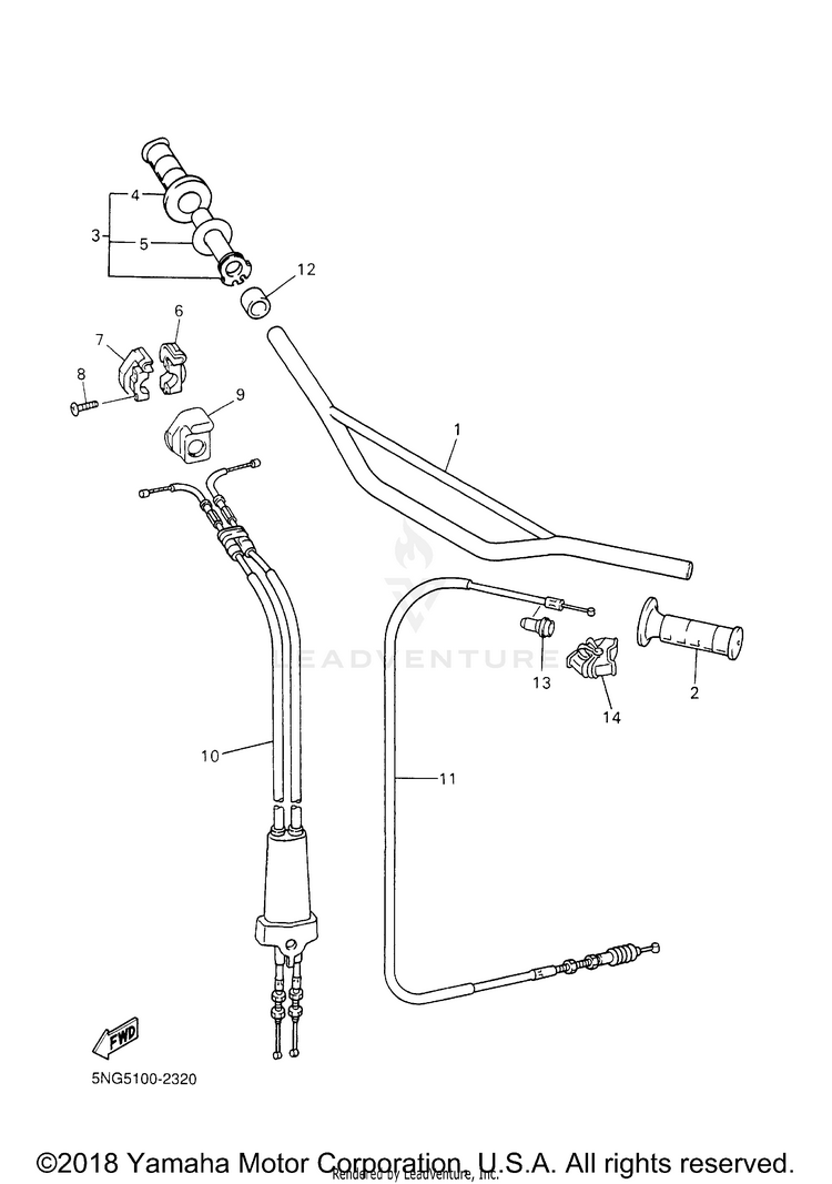 Steering Handle Cable Schematic