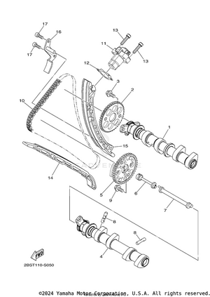 Camshaft Chain Schematic