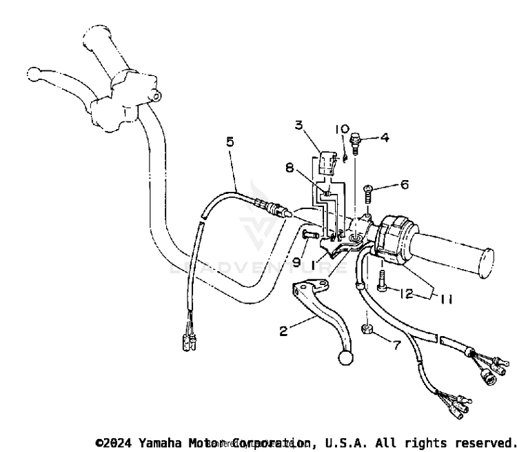 Handle Switch-Lever Schematic