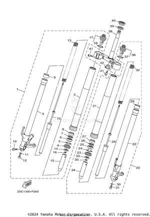 Front Fork Schematic