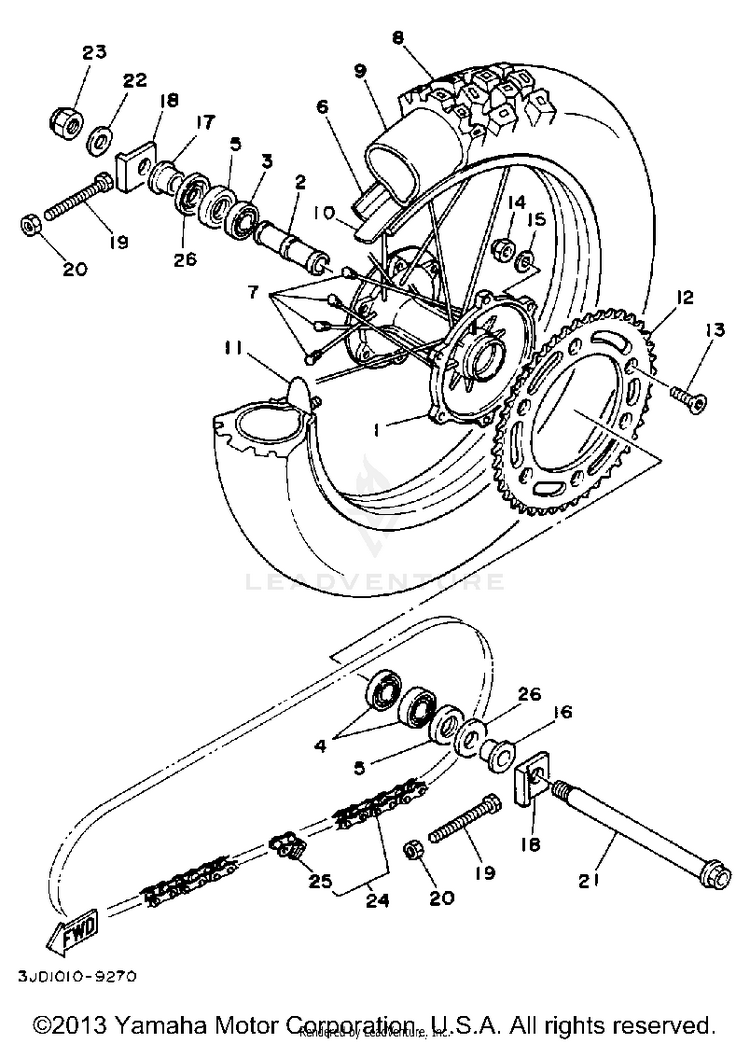 Rear Wheel Schematic