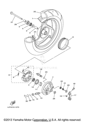Front Wheel Schematic