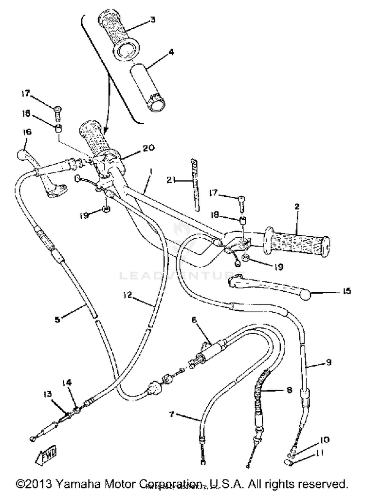 Handle - Wire GTMXE - 1978 Schematic