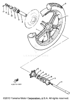 Front Wheel Schematic