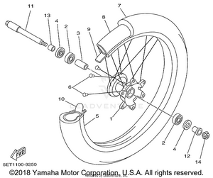 Front Wheel Schematic