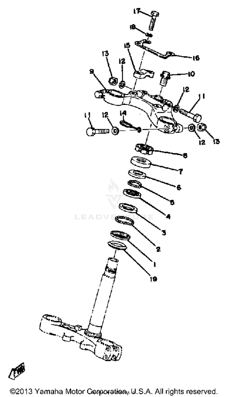 Steering Yz400c Schematic