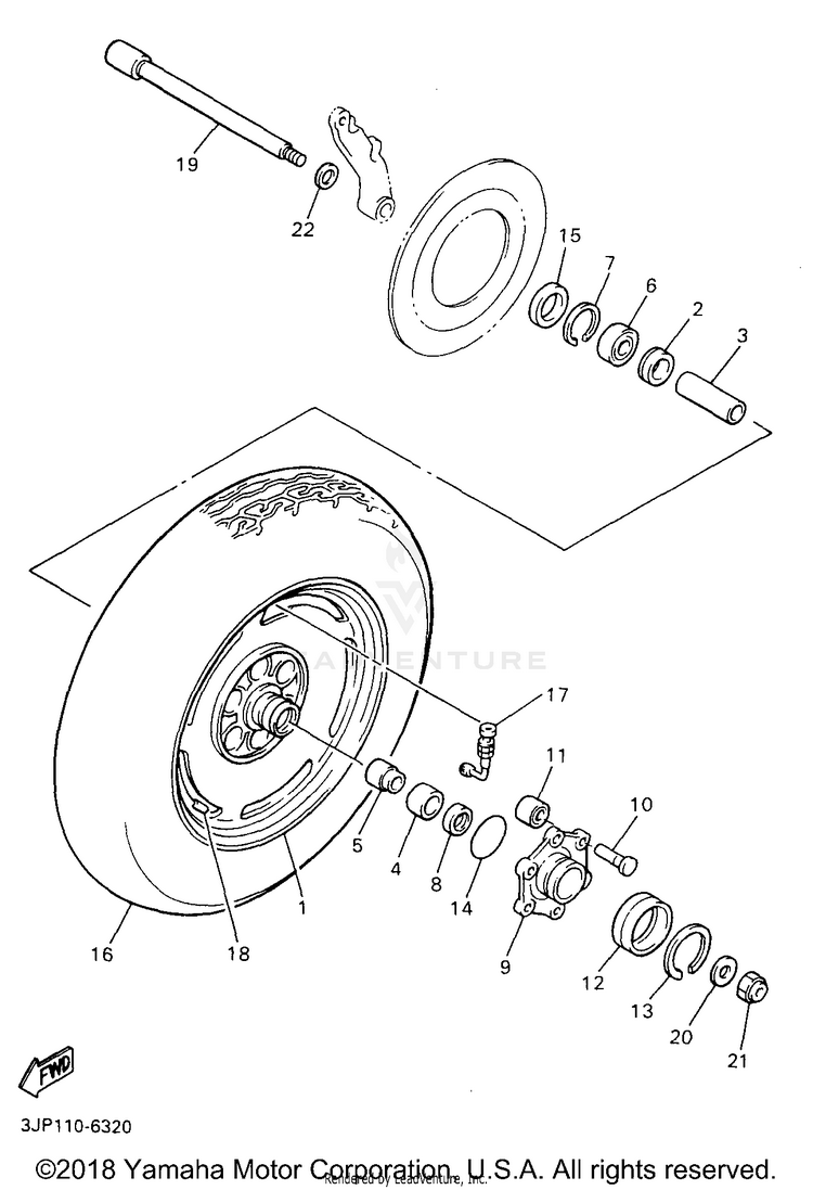 Rear Wheel Schematic
