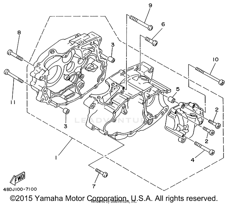 Crankcase Schematic