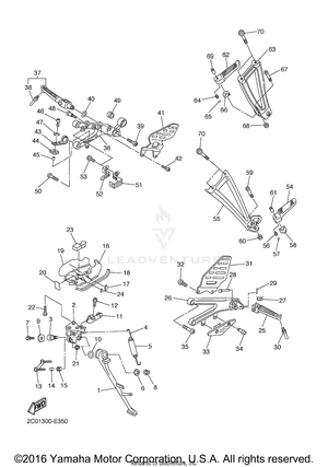 Stand Footrest Schematic