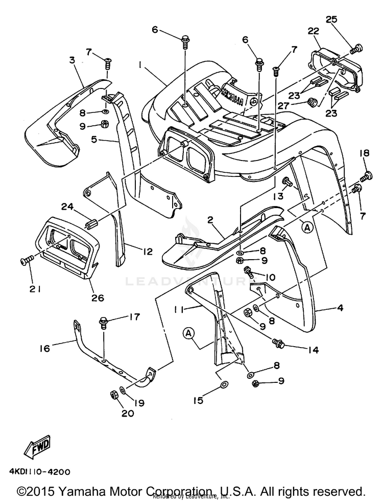 Front Fender Schematic