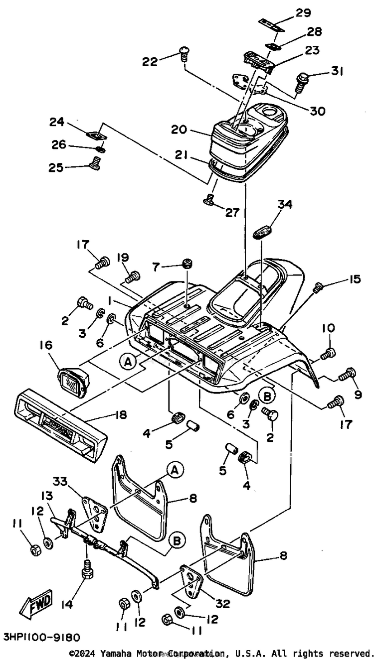 Front Fender Schematic