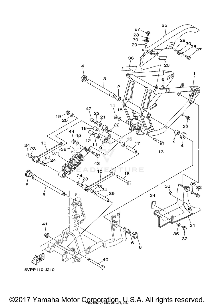 Rear Arm Suspension Schematic