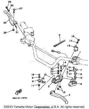 Handle Switch - Lever Schematic