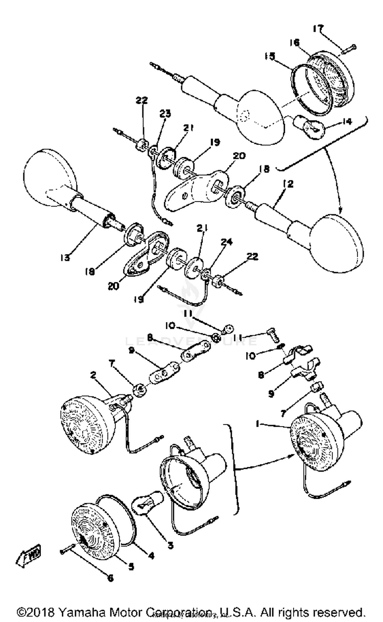 Flasher Light 250b - C - 400b - C Schematic